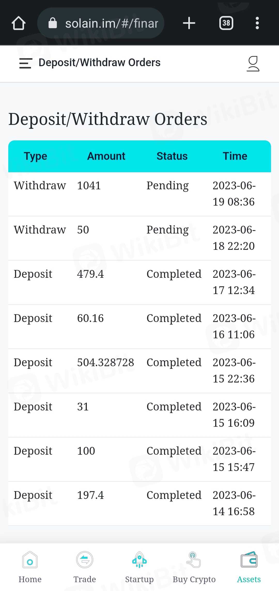 Pending withdrawal-Unable to withdraw exposure-WikiBit APP